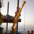 For Sale Pedestal Marine Crane 3T40M Telescopic Boom Crane